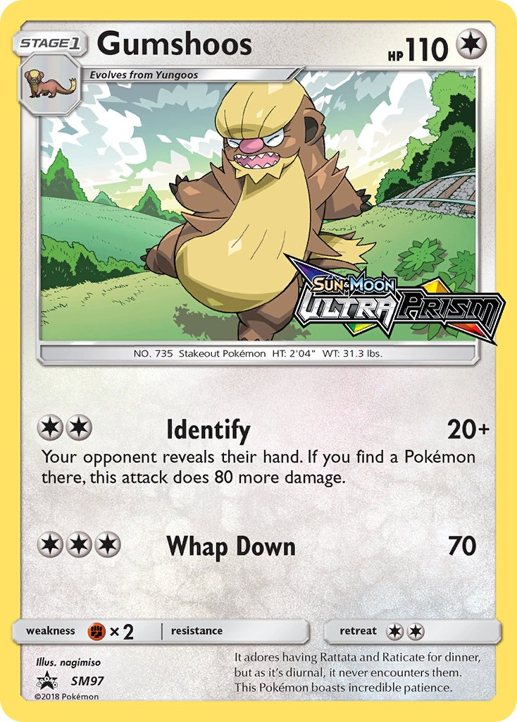 Gumshoos Pokémon card