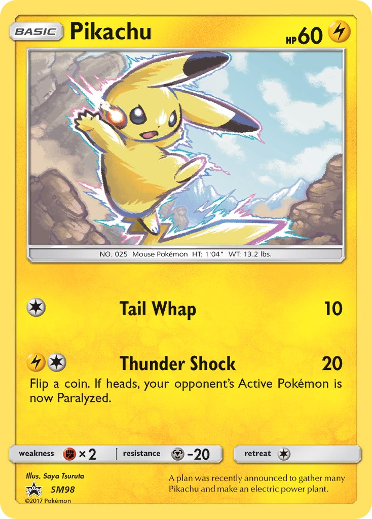 Pikachu Pokémon card