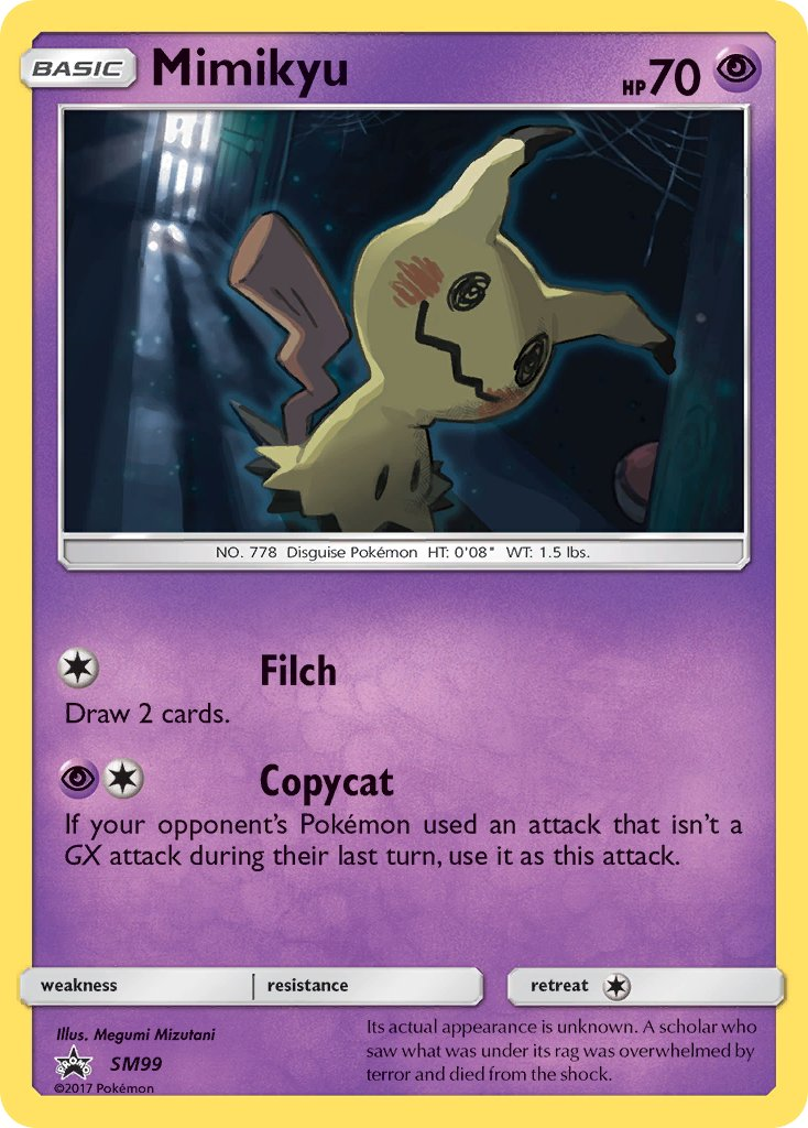 Mimikyu Pokémon card