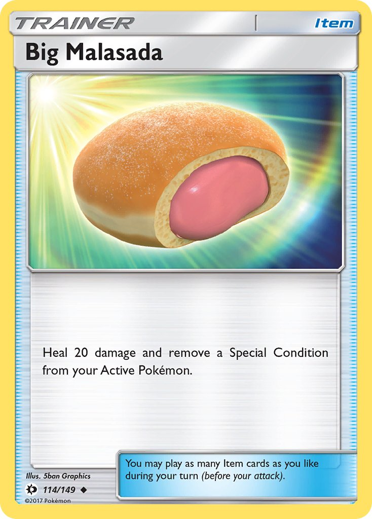 Big Malasada Pokémon card
