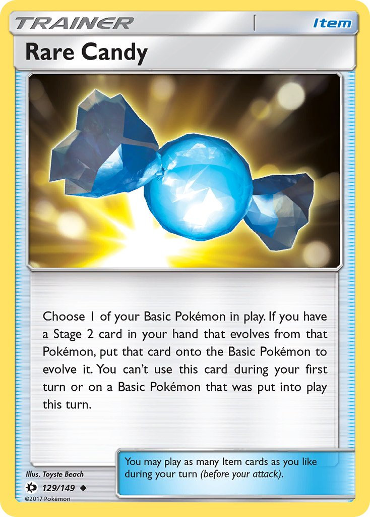 Rare Candy Pokémon card