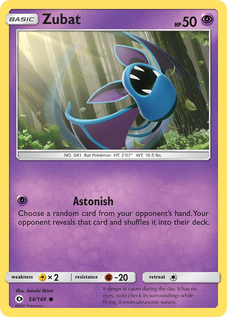 Zubat Pokémon card
