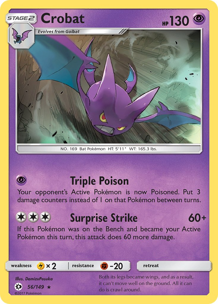 Crobat Pokémon card