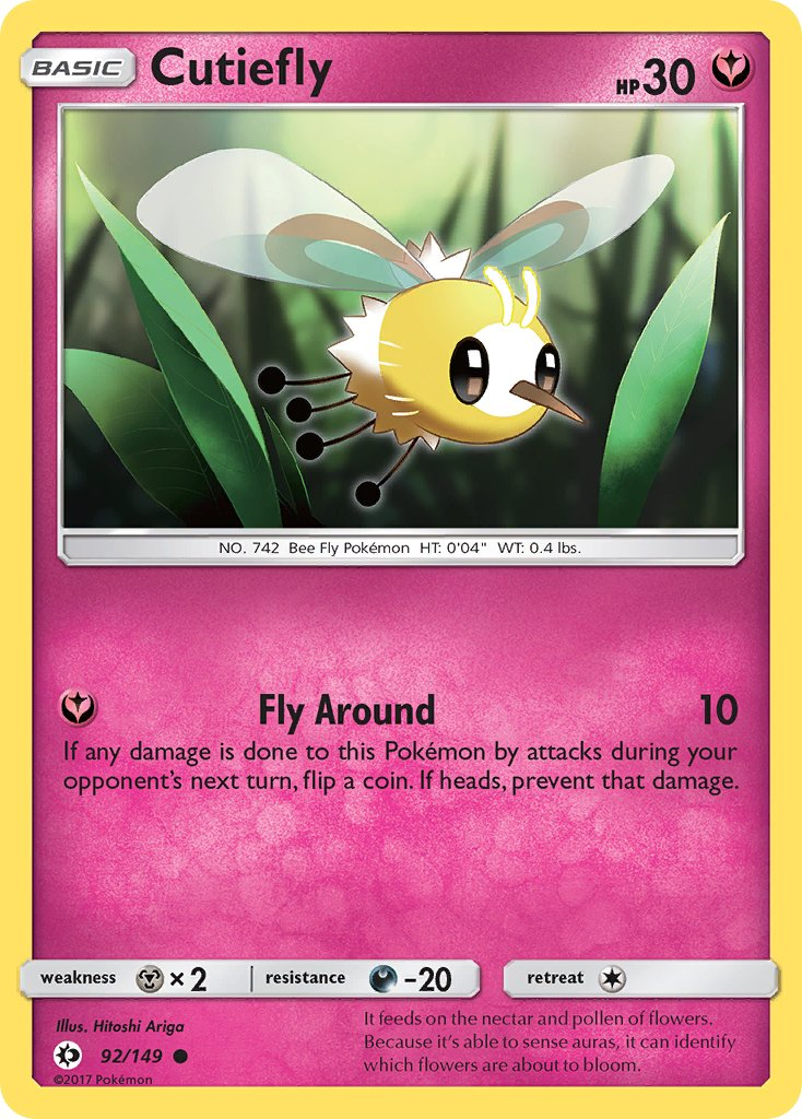 Cutiefly Pokémon card