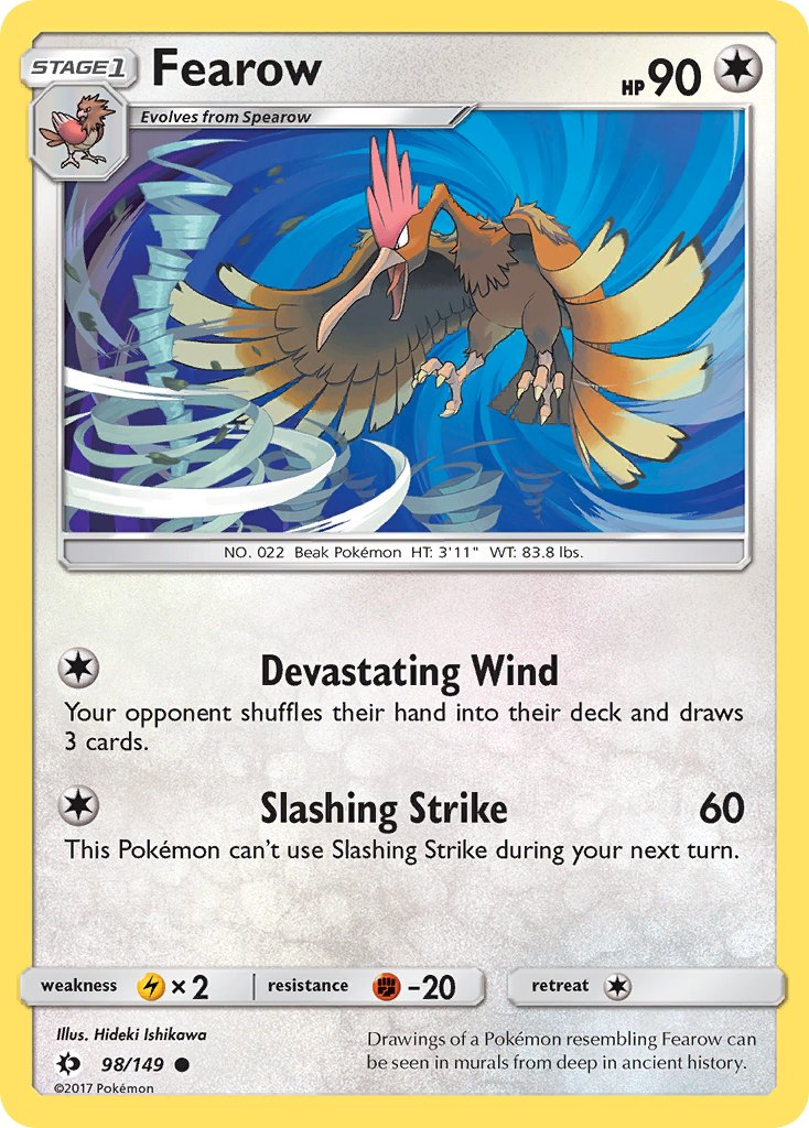 Fearow Pokémon card