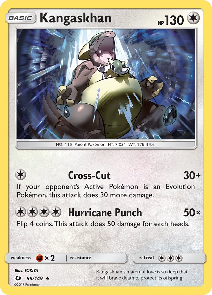 Kangaskhan Pokémon card