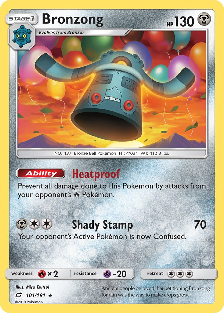 Bronzong Pokémon card