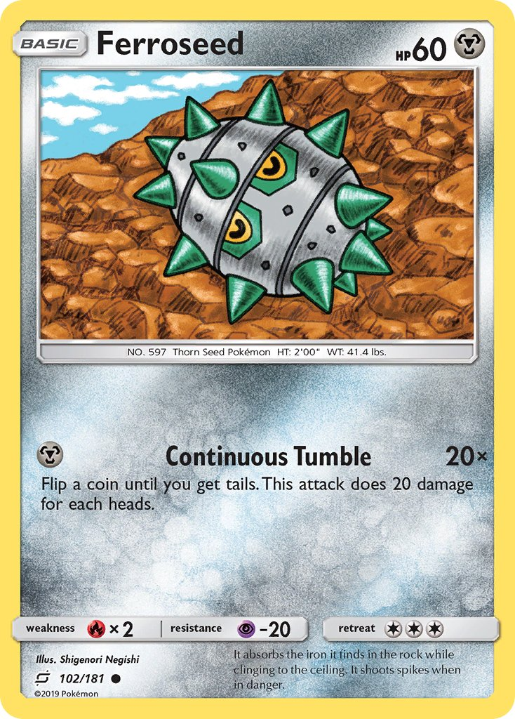 Ferroseed Pokémon card