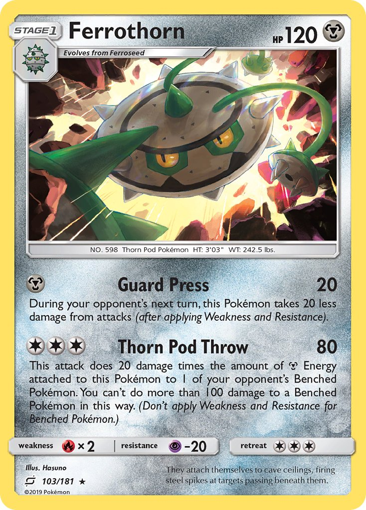 Ferrothorn Pokémon card