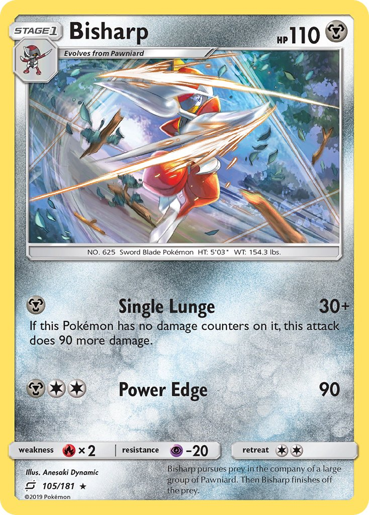 Bisharp Pokémon card