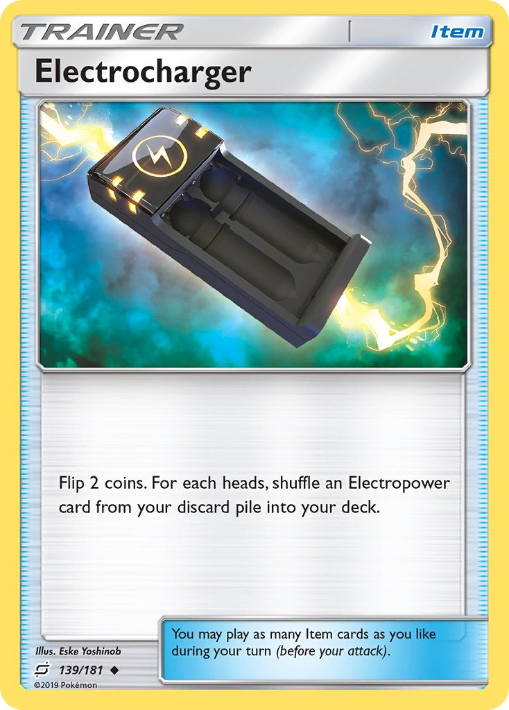 Electrocharger Pokémon card