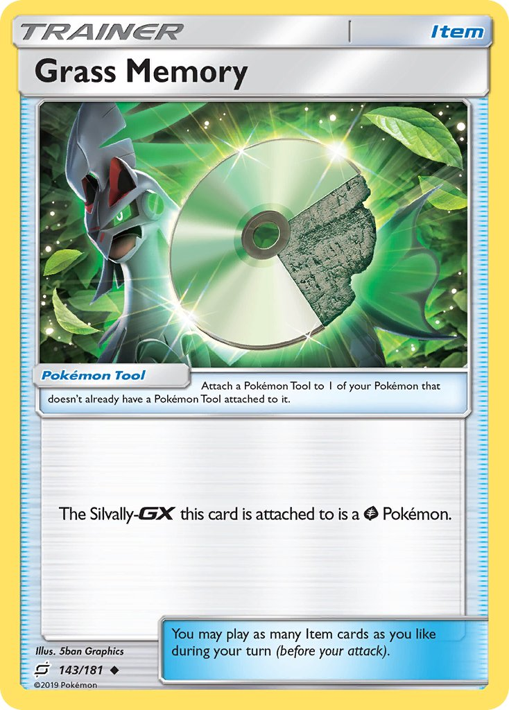 Grass Memory Pokémon card