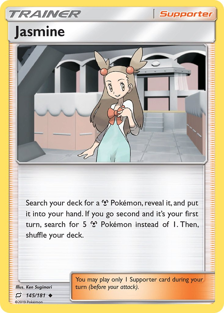 Jasmine Pokémon card