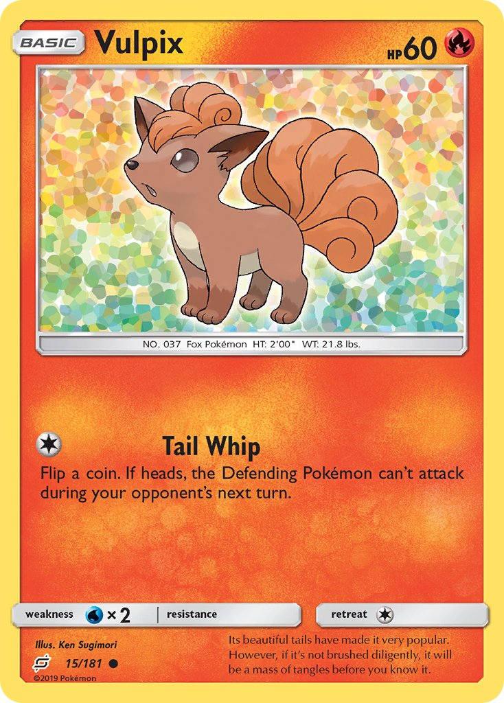 Vulpix Pokémon card