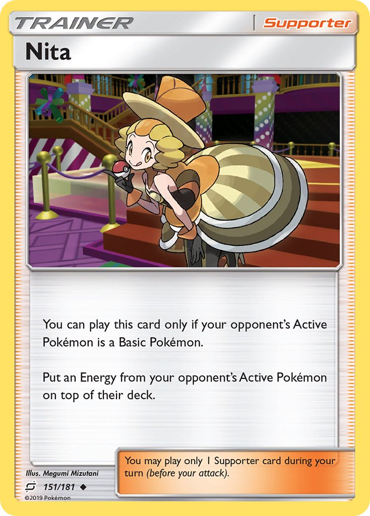 Nita Pokémon card