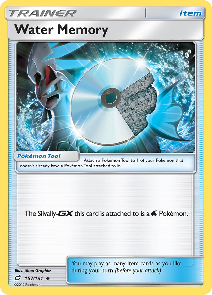 Water Memory Pokémon card
