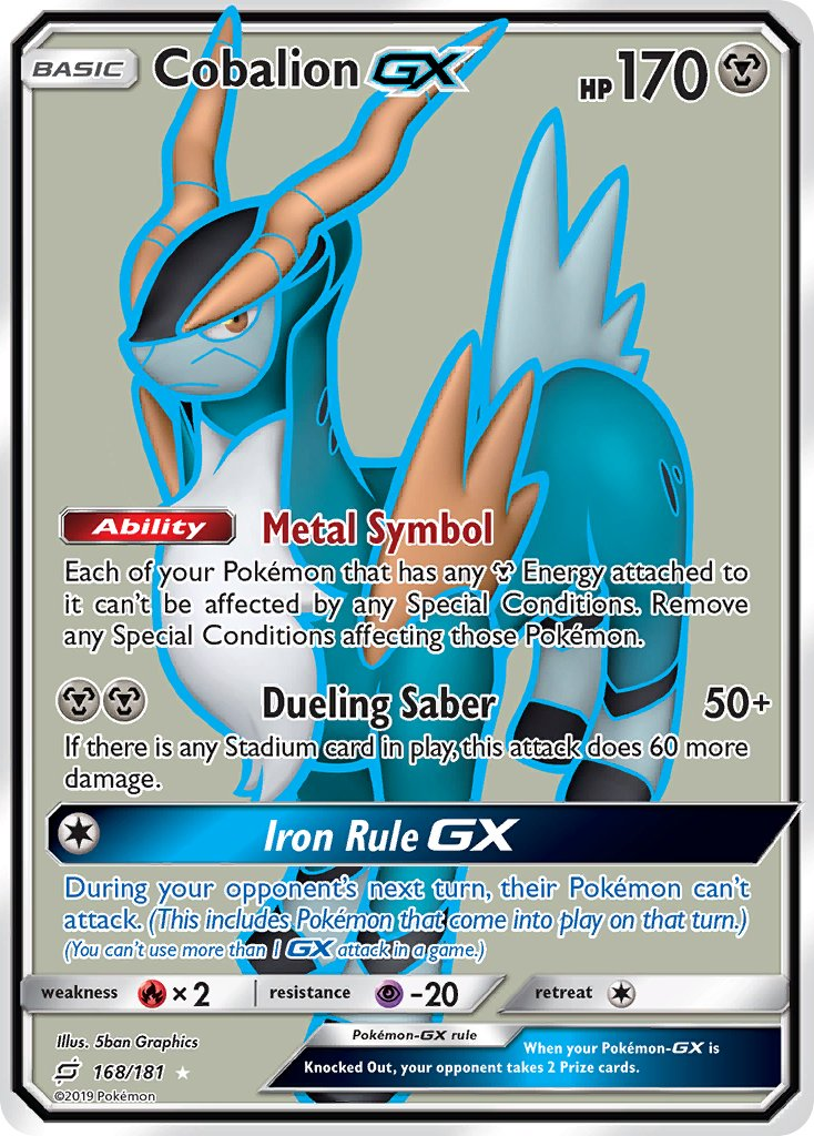 Cobalion GX Pokémon card