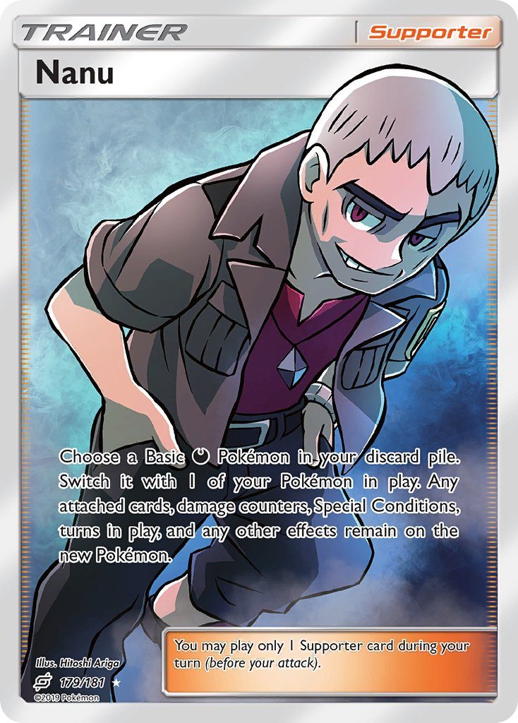 Nanu Pokémon card