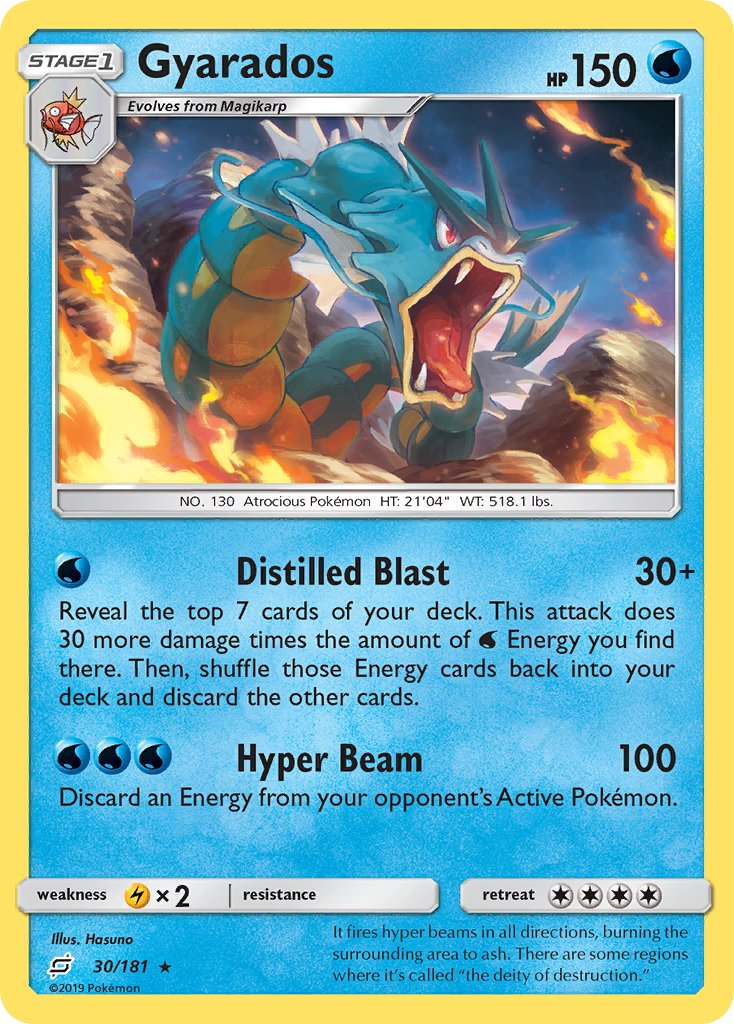 Gyarados Pokémon card