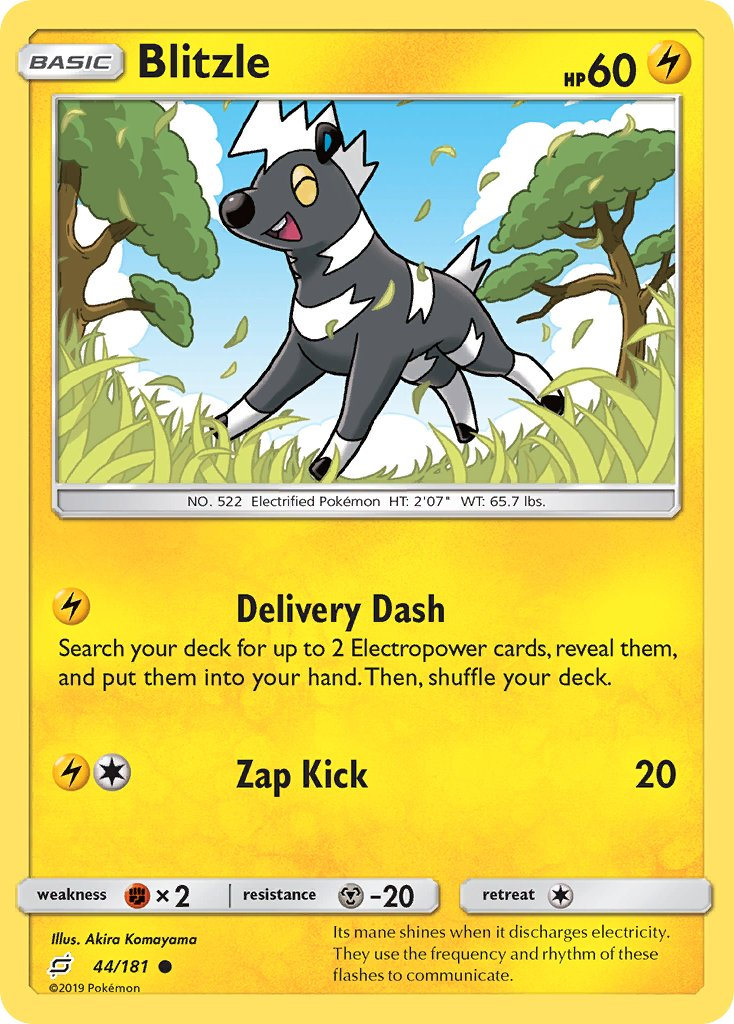 Blitzle Pokémon card