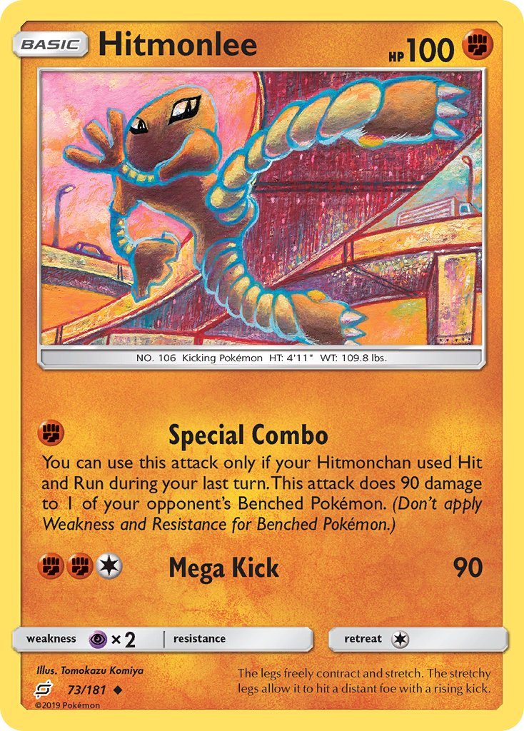 Hitmonlee Pokémon card