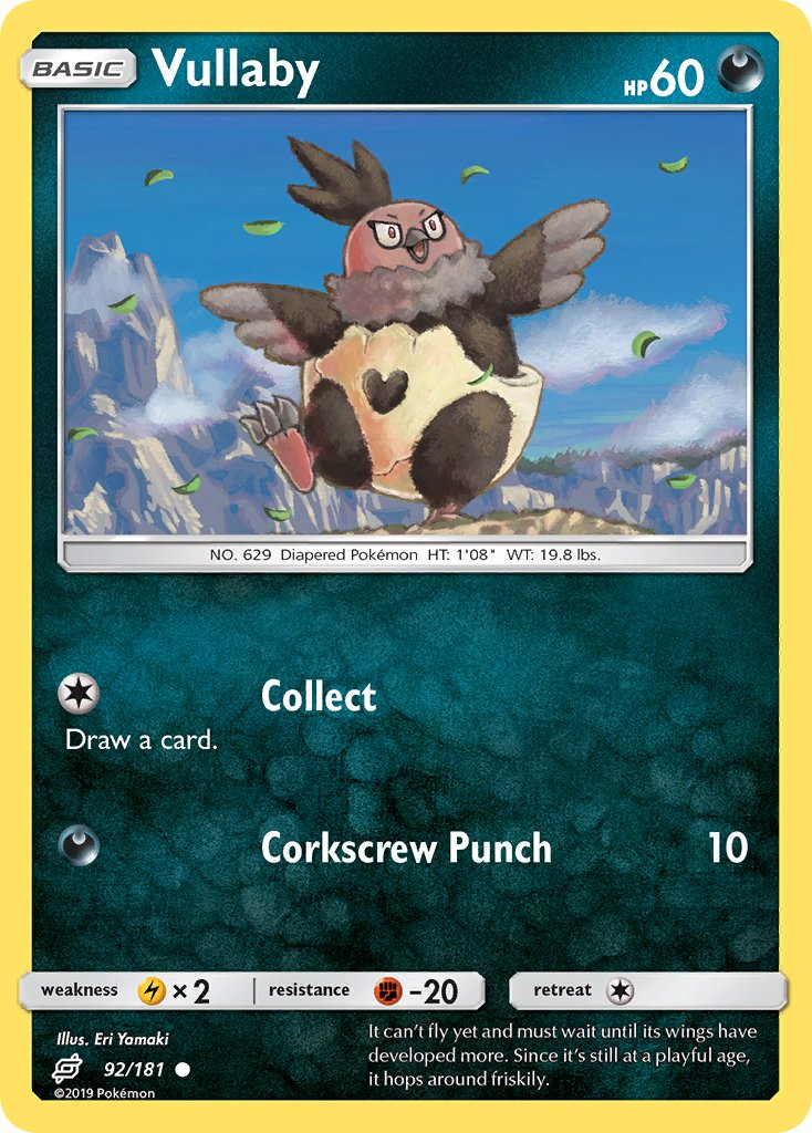 Vullaby Pokémon card
