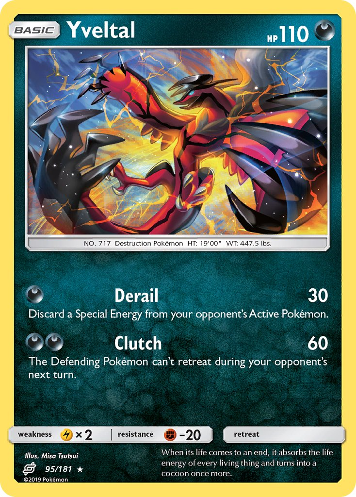 Yveltal Pokémon card