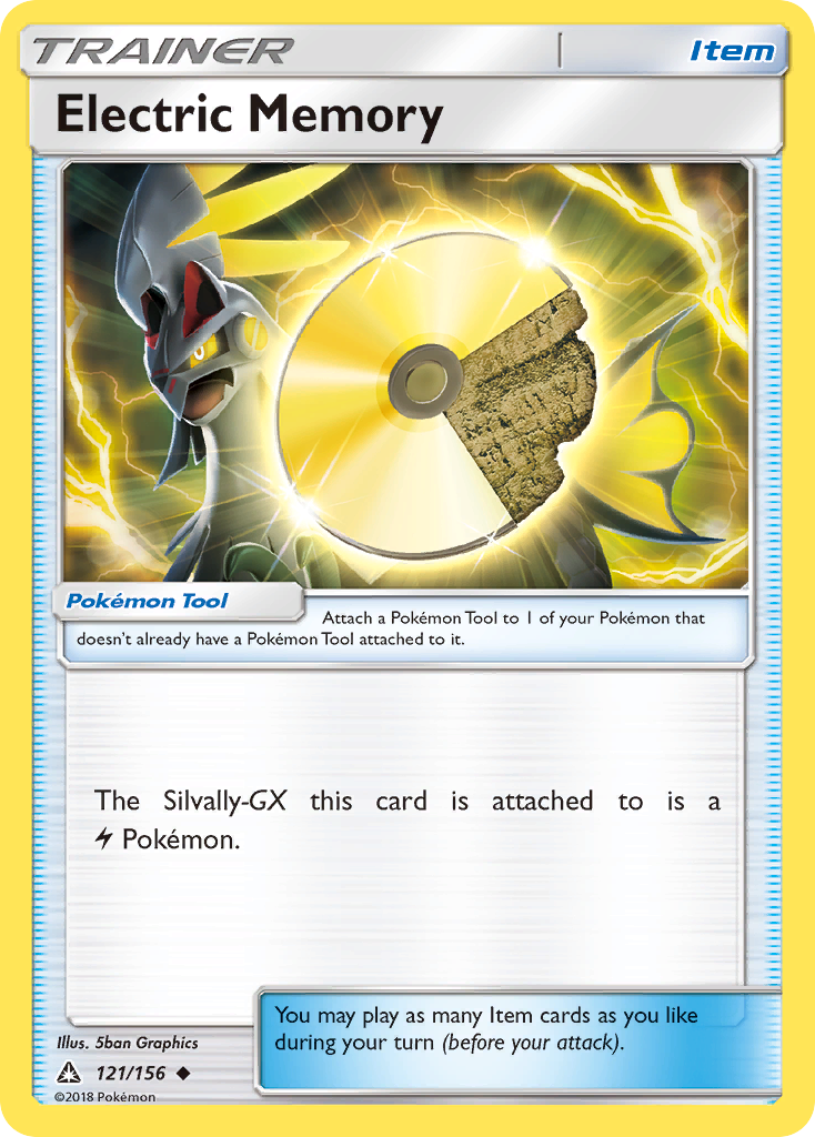 Electric Memory Pokémon card