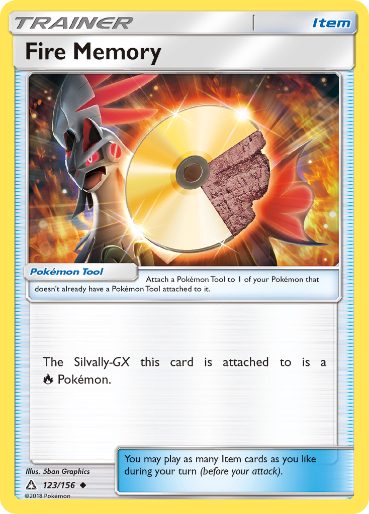 Fire Memory Pokémon card