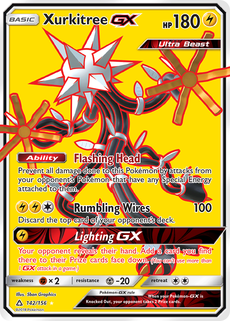 Xurkitree GX Pokémon card