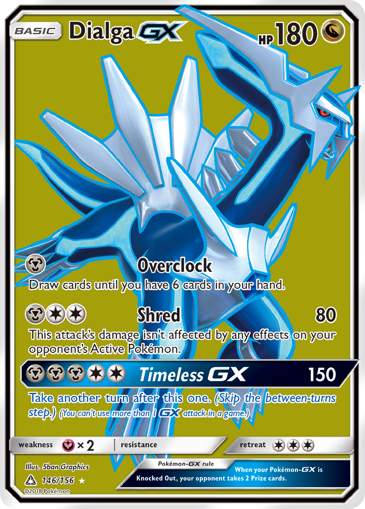 Dialga GX Pokémon card