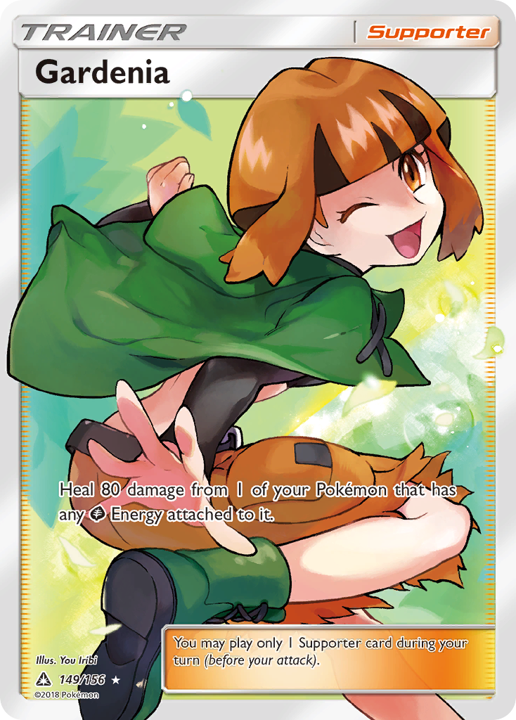 Gardenia Pokémon card