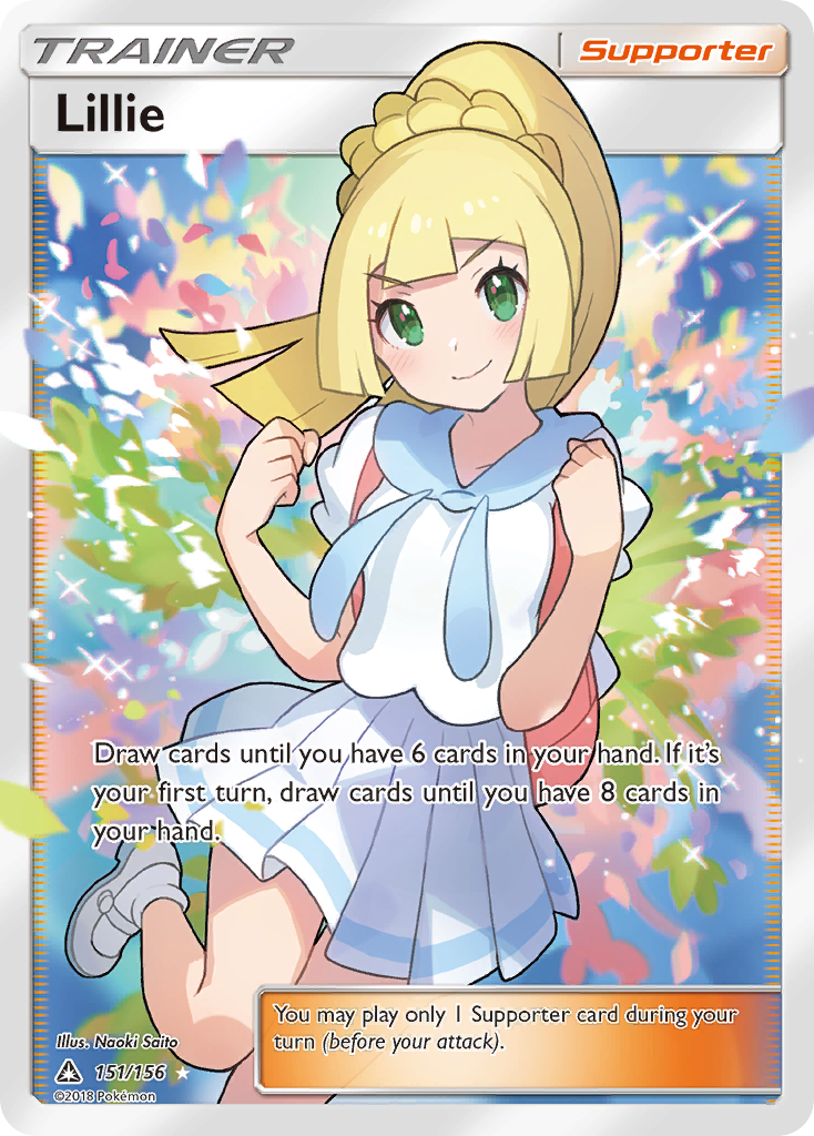 Lillie Pokémon card
