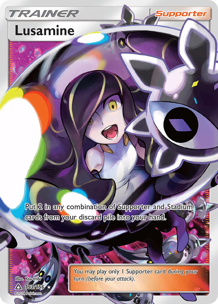 Lusamine Pokémon card