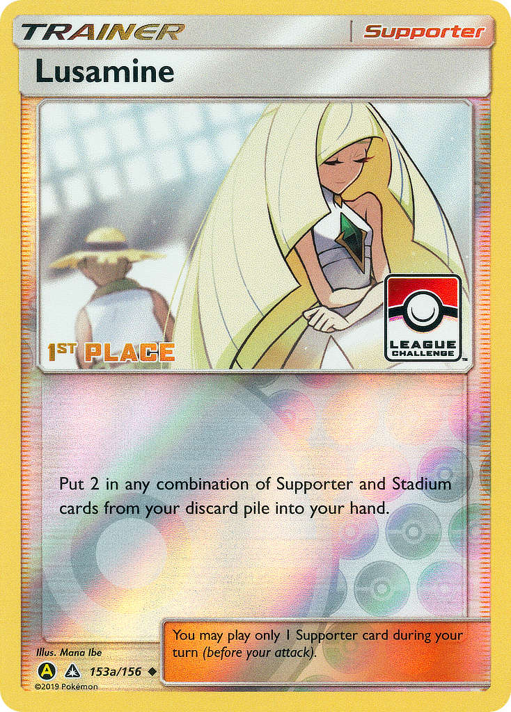Lusamine Pokémon card