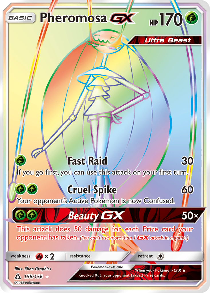 Pheromosa GX Pokémon card