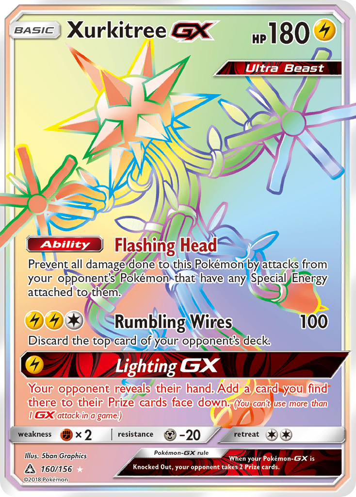 Xurkitree GX Pokémon card