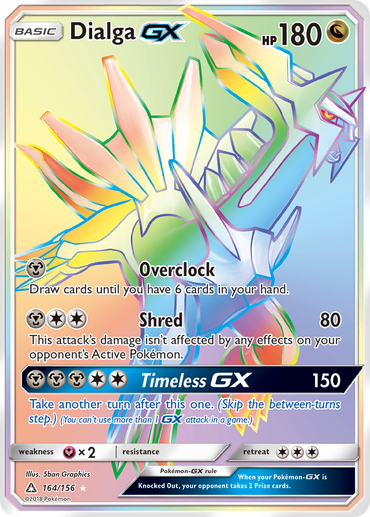 Dialga GX Pokémon card