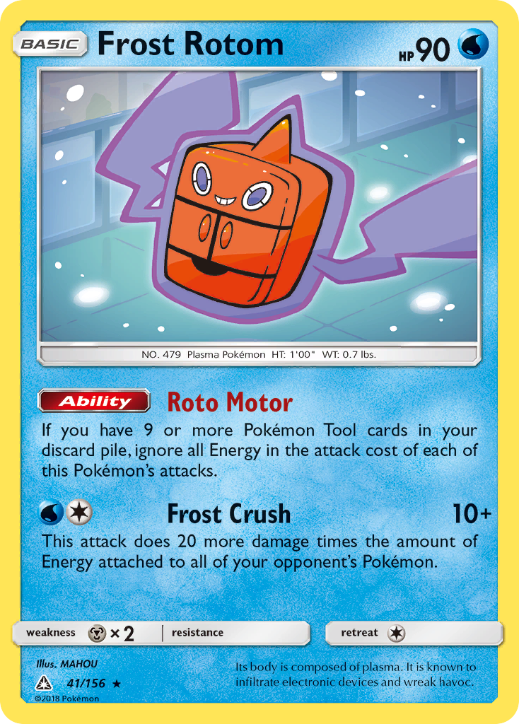 Frost Rotom Pokémon card