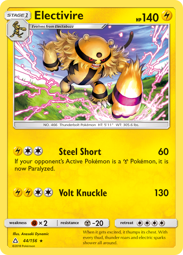 Electivire Pokémon card