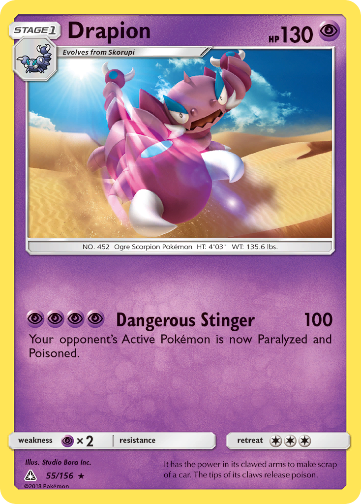 Drapion Pokémon card