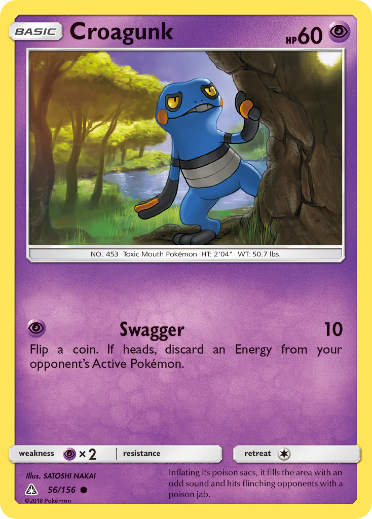 Croagunk Pokémon card