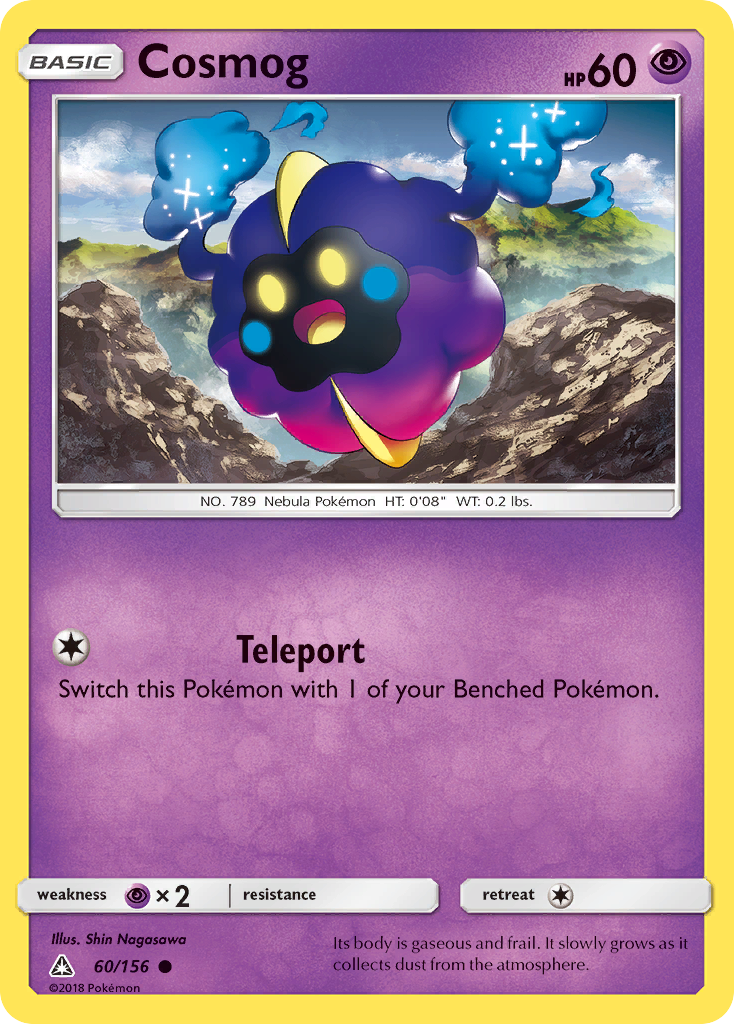 Cosmog Pokémon card