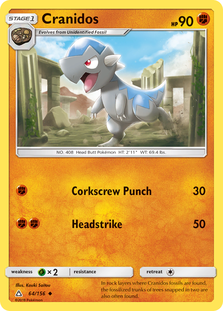 Cranidos Pokémon card