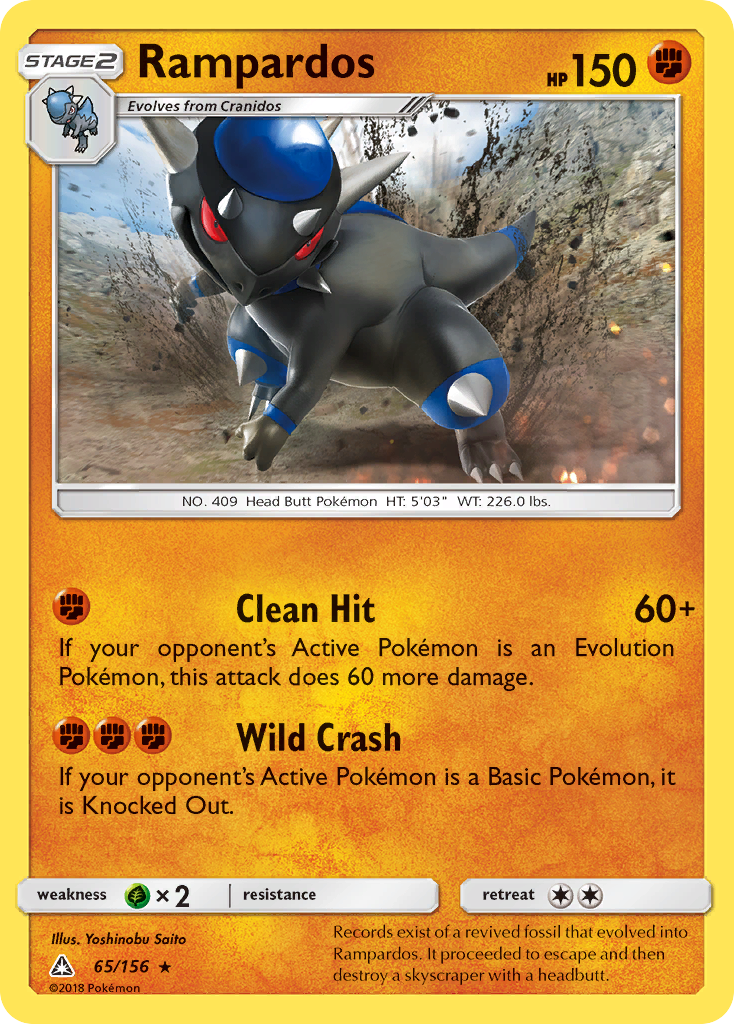 Rampardos Pokémon card