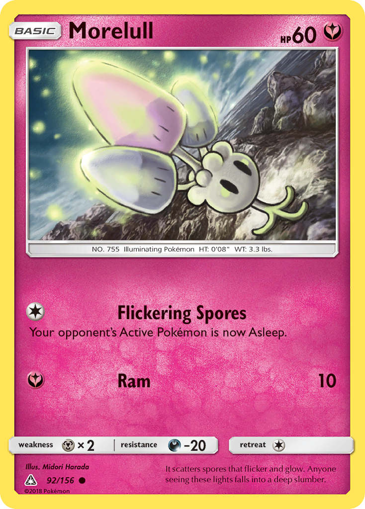 Morelull Pokémon card
