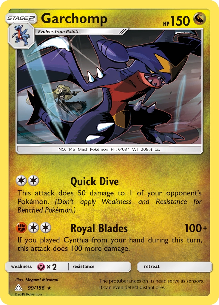 Garchomp Pokémon card