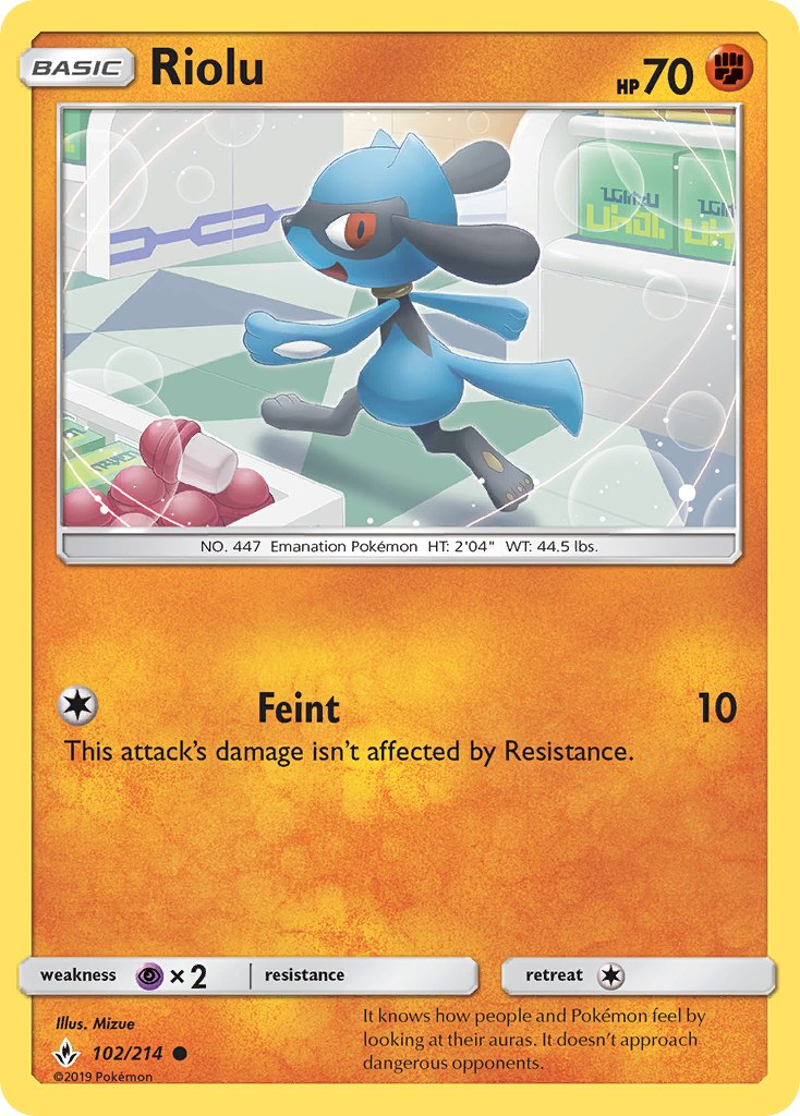 Riolu Pokémon card