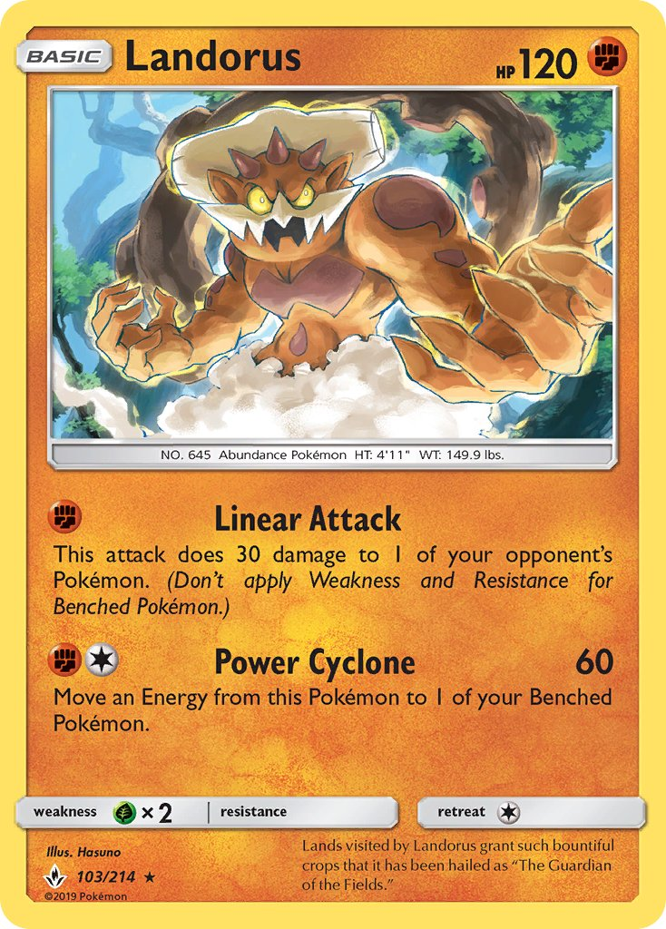 Landorus Pokémon card