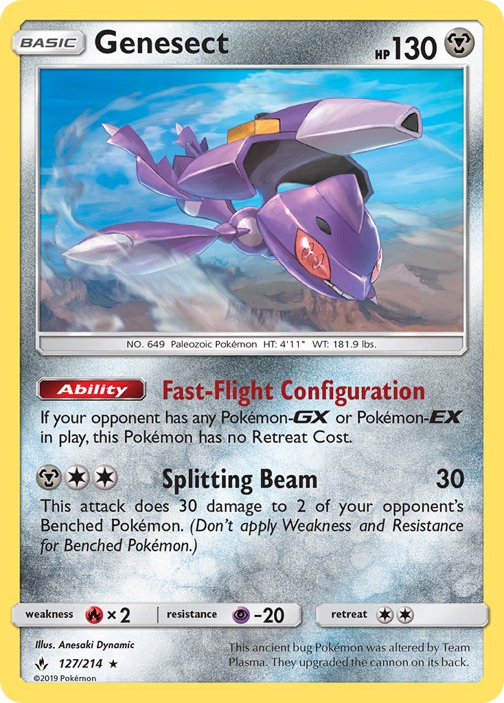 Genesect Pokémon card